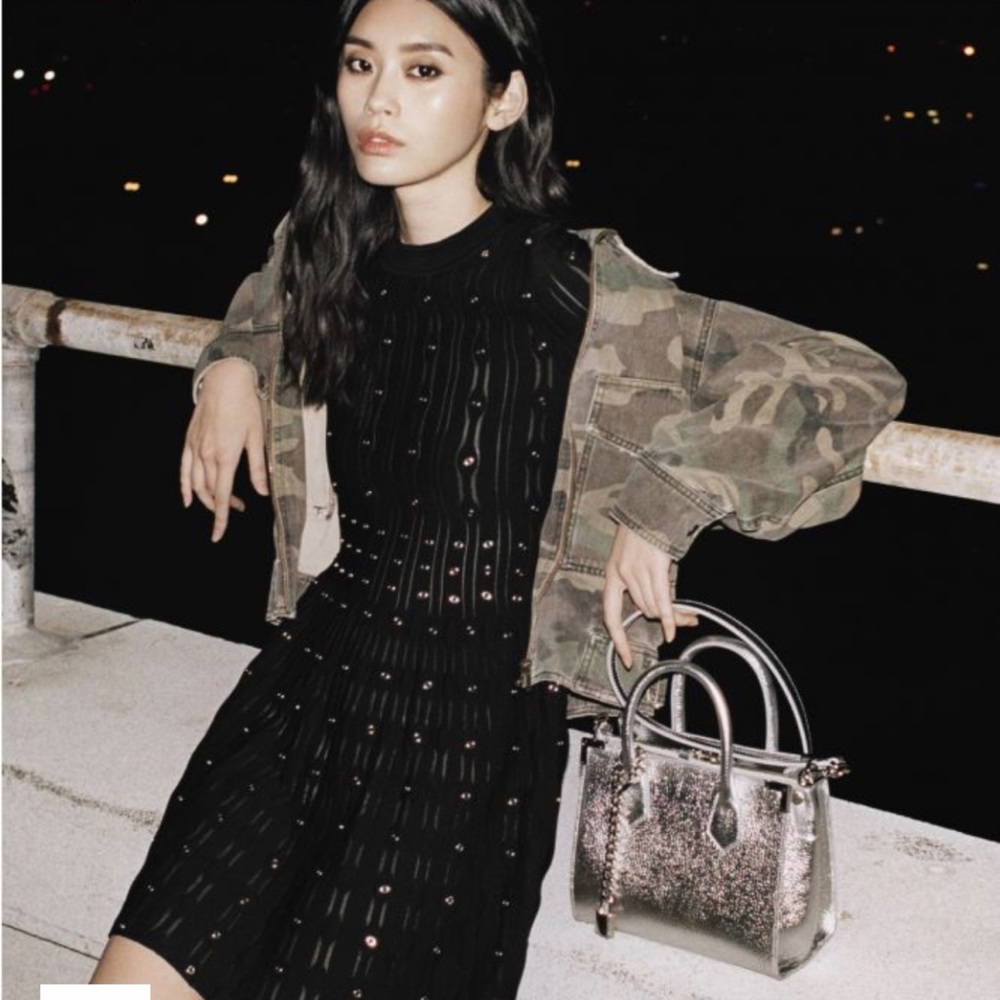 Kooples black eyelet summer/ fall dress